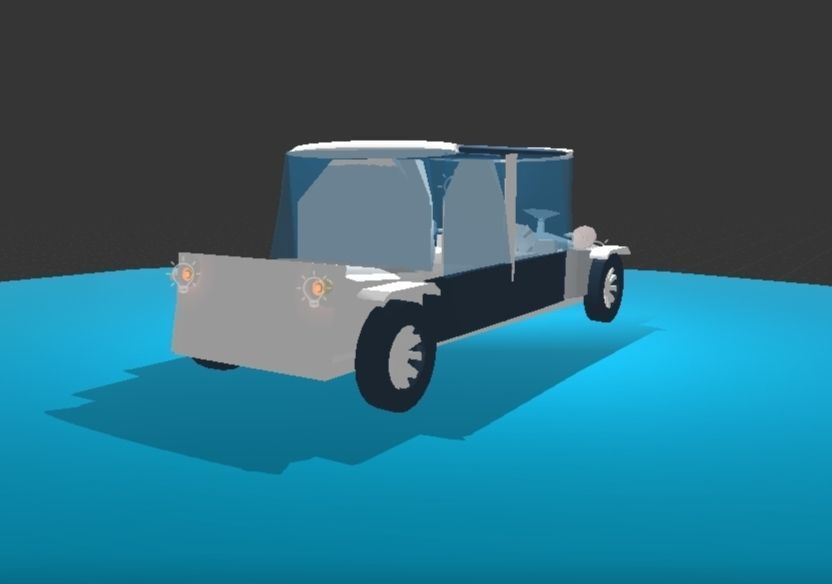 Low Poly Car Low-poly 3D model_6