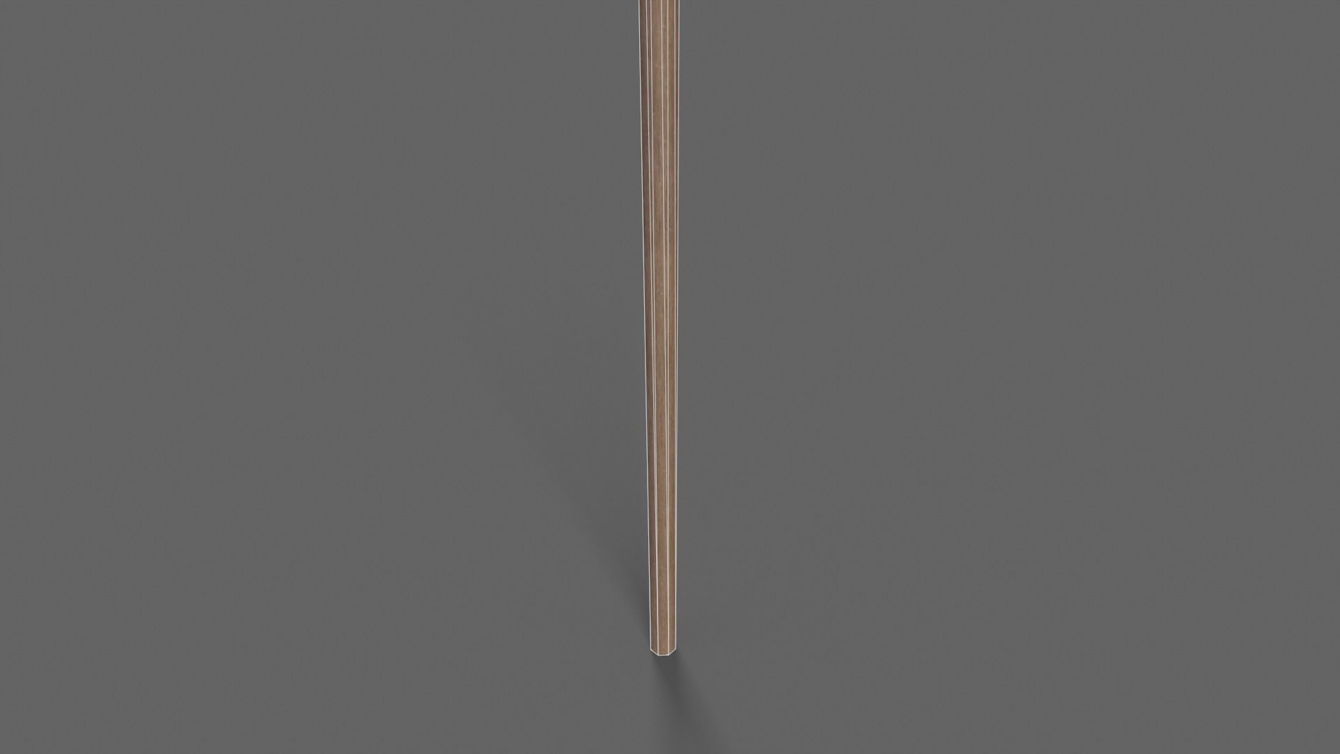 PBR Wushu Stick Wood1 Low-poly 3D model_9