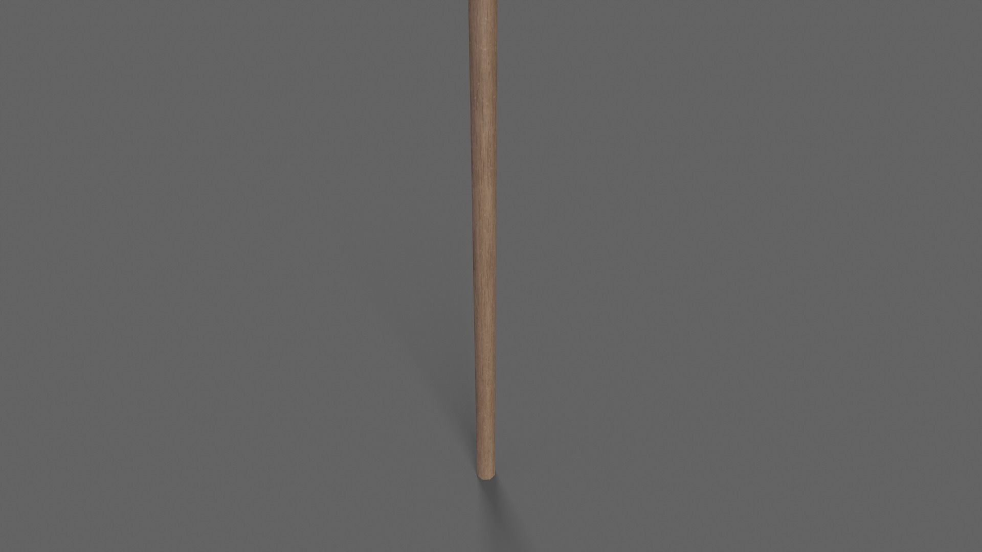 PBR Wushu Stick Wood1 Low-poly 3D model_8