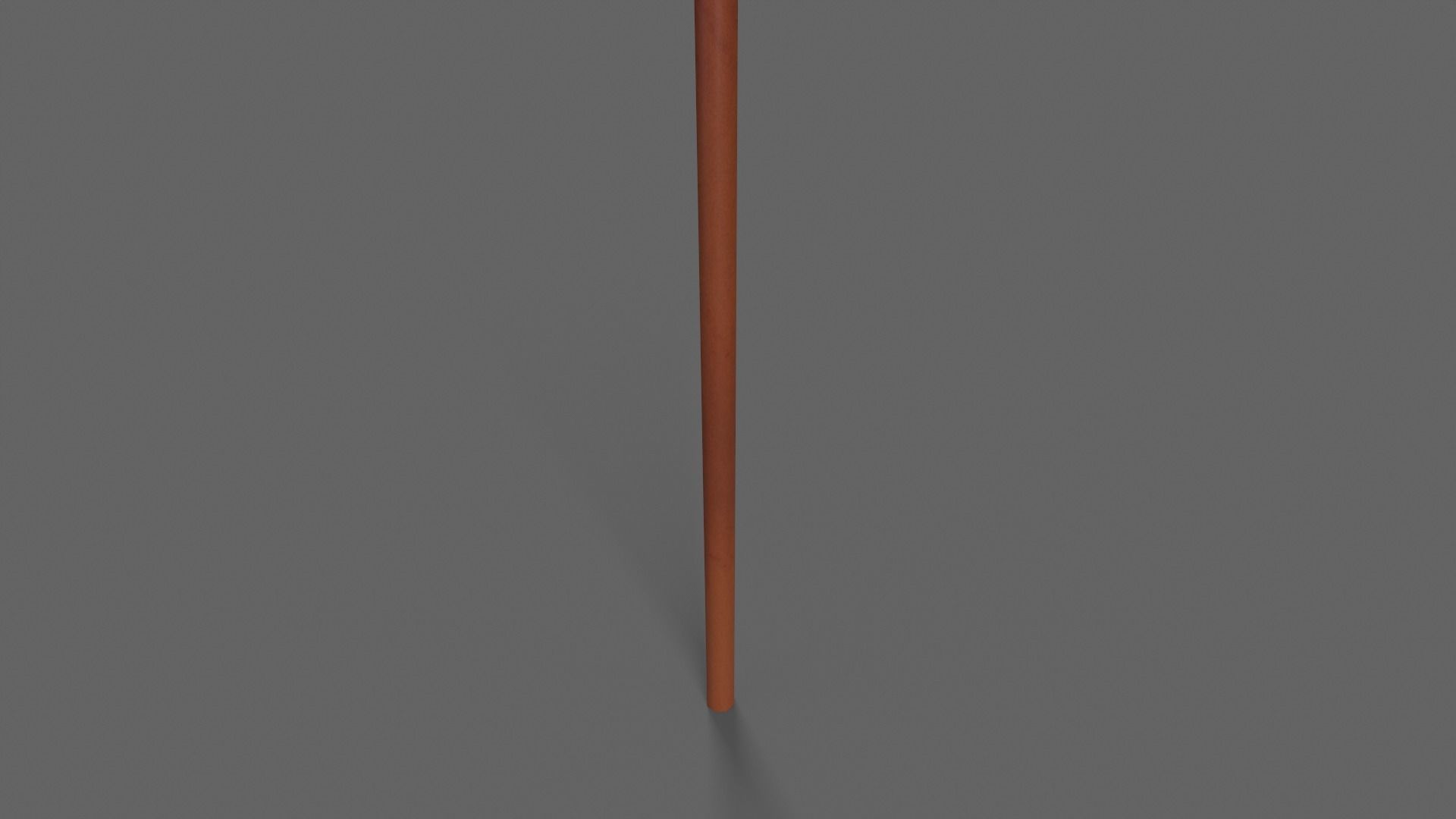 PBR Wushu Stick Wood2 Low-poly 3D model_8