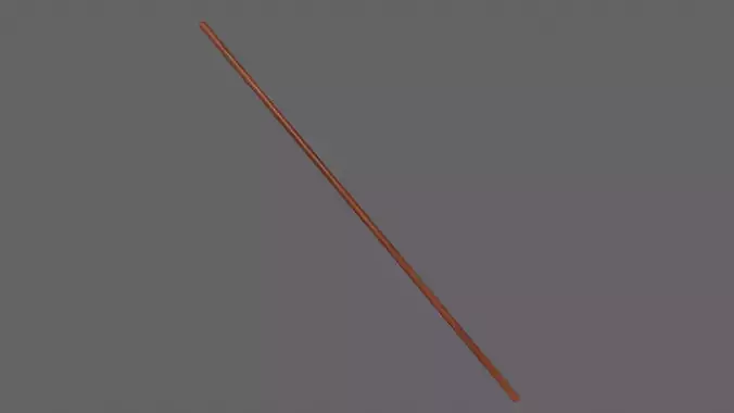 PBR Wushu Stick Wood2