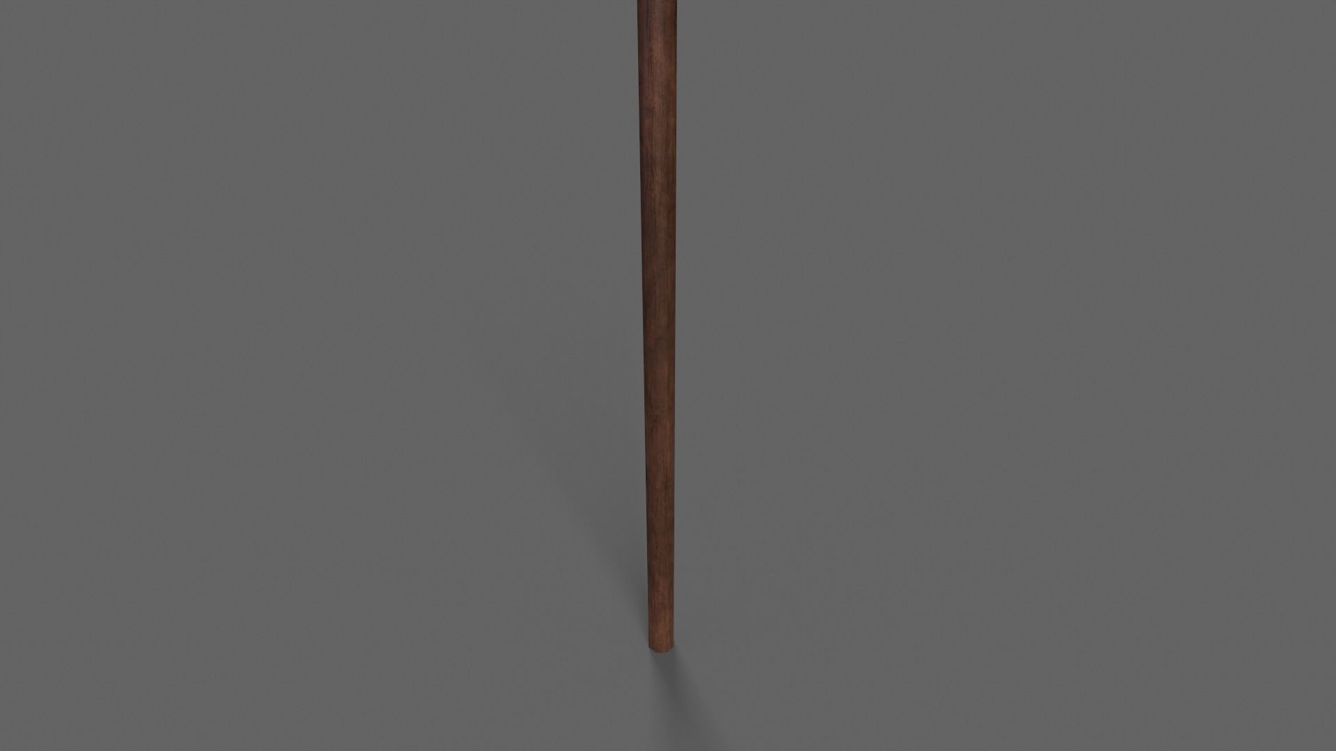 PBR Wushu Stick Wood4 Low-poly 3D model_8