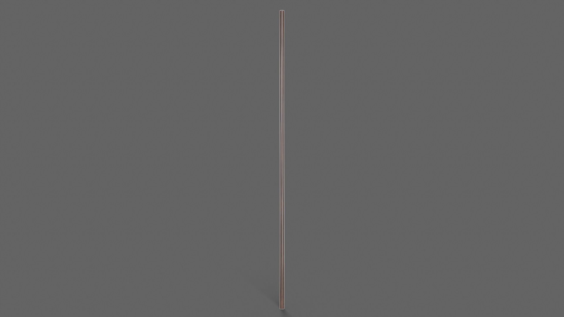 PBR Wushu Stick Wood4 Low-poly 3D model_3