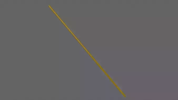 PBR Wushu Stick Yellow