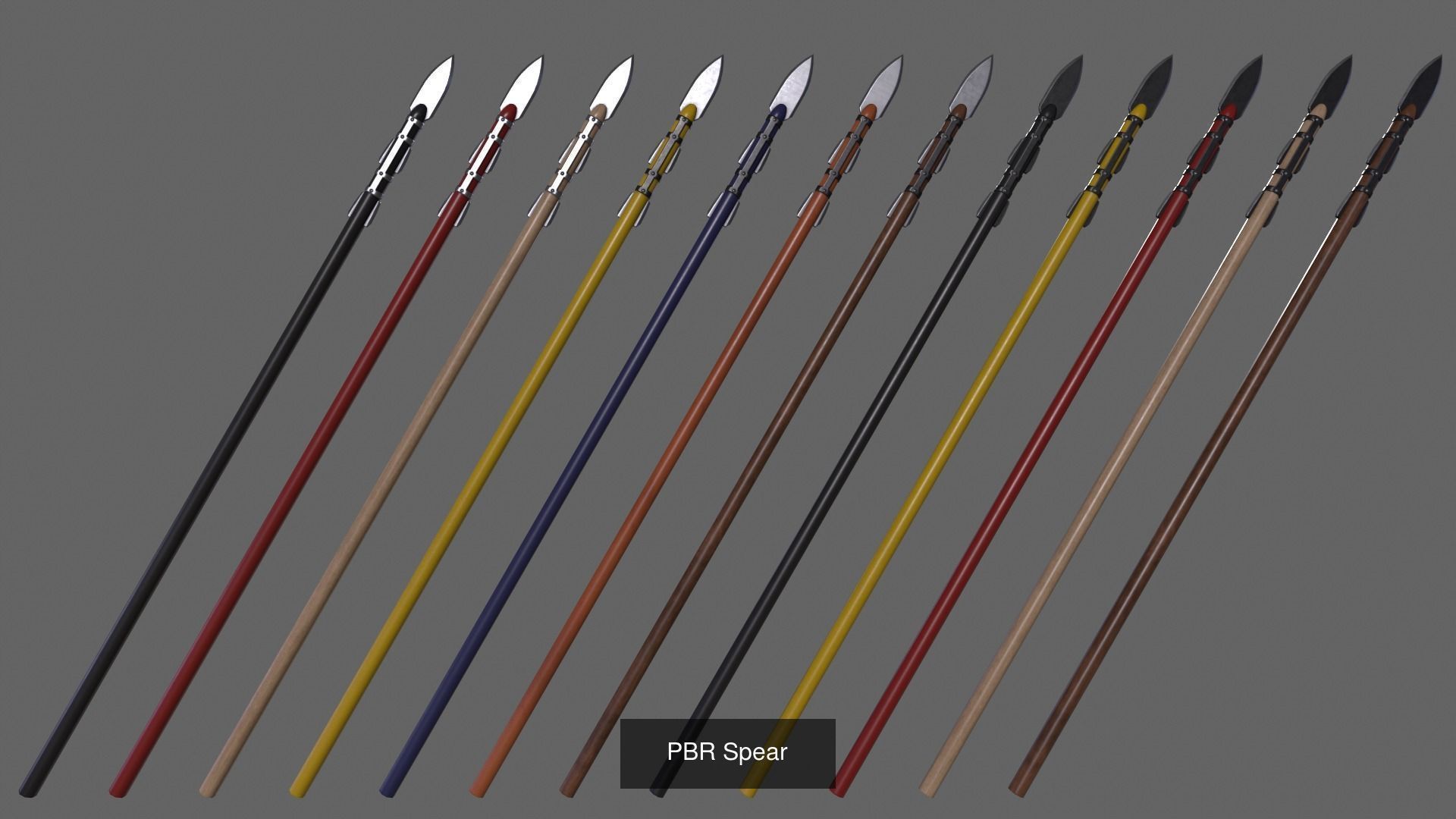 PBR Weapon V3 3D Model Collection_10