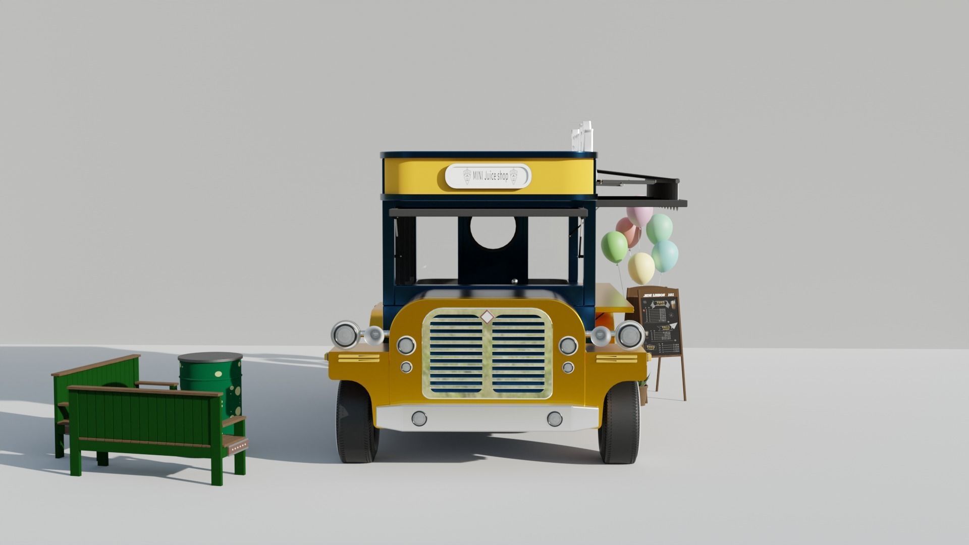 Food Truck 3D model_5