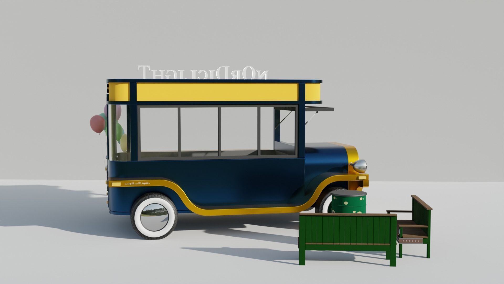 Food Truck 3D model_11