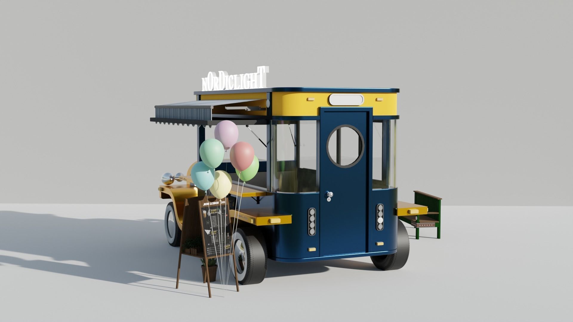 Food Truck 3D model_17
