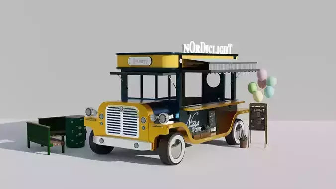 Food Truck 3D model