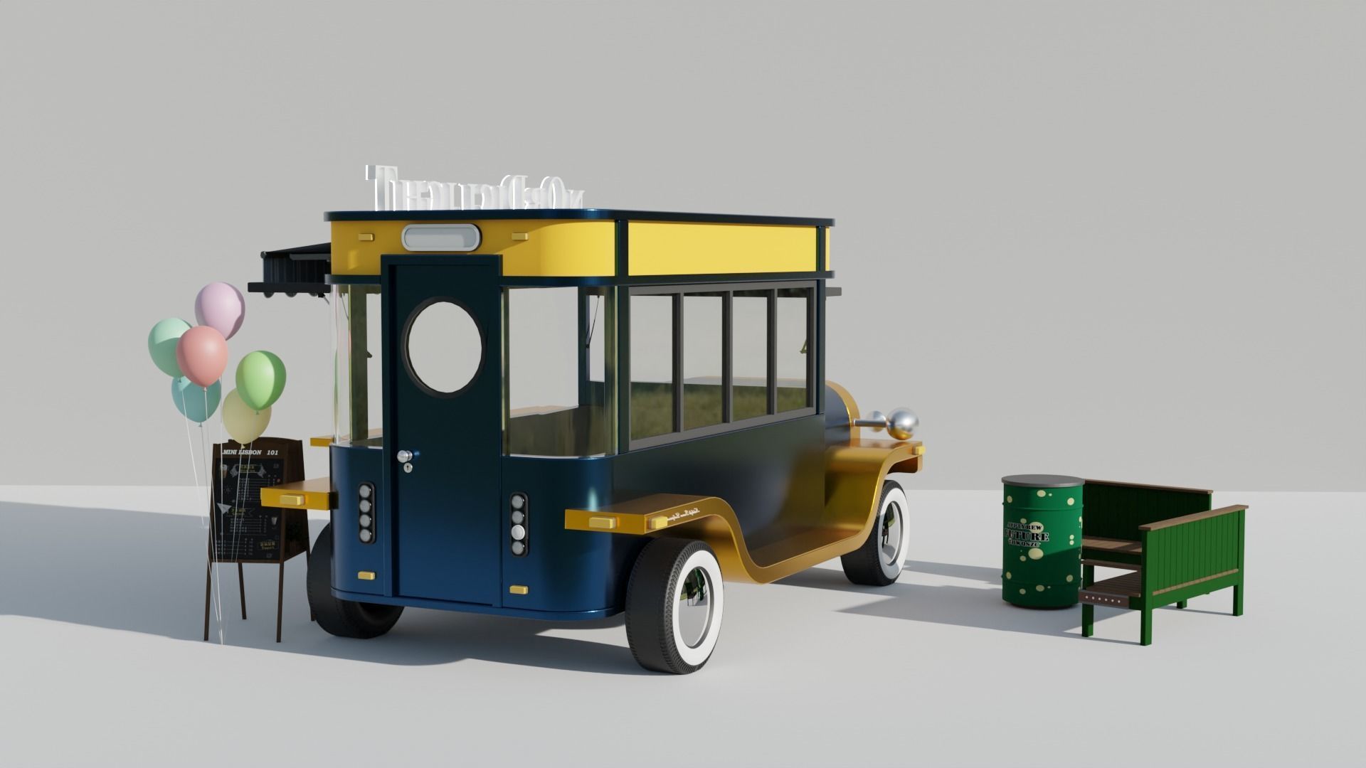 Food Truck 3D model_14