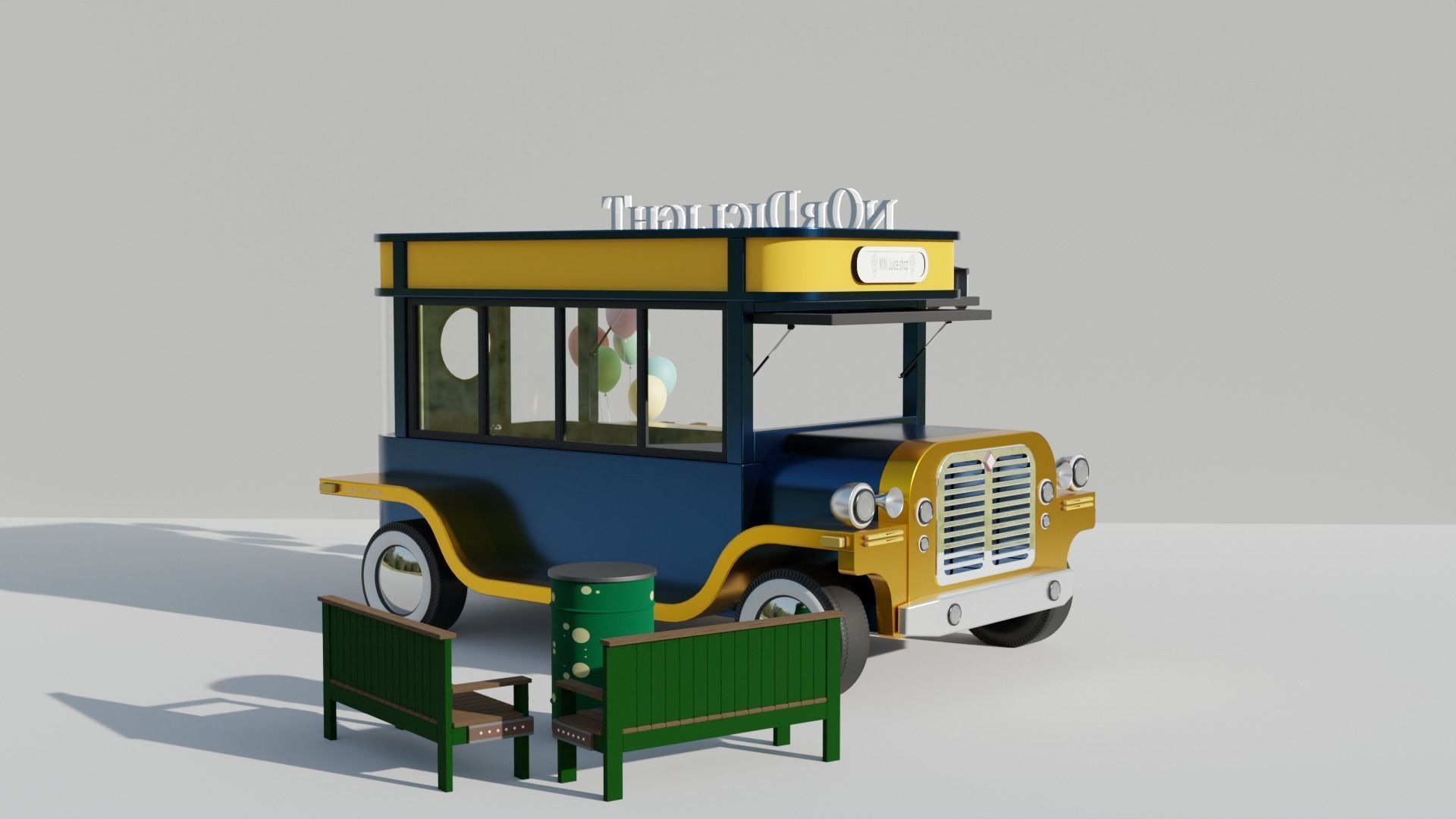 Food Truck 3D model_8