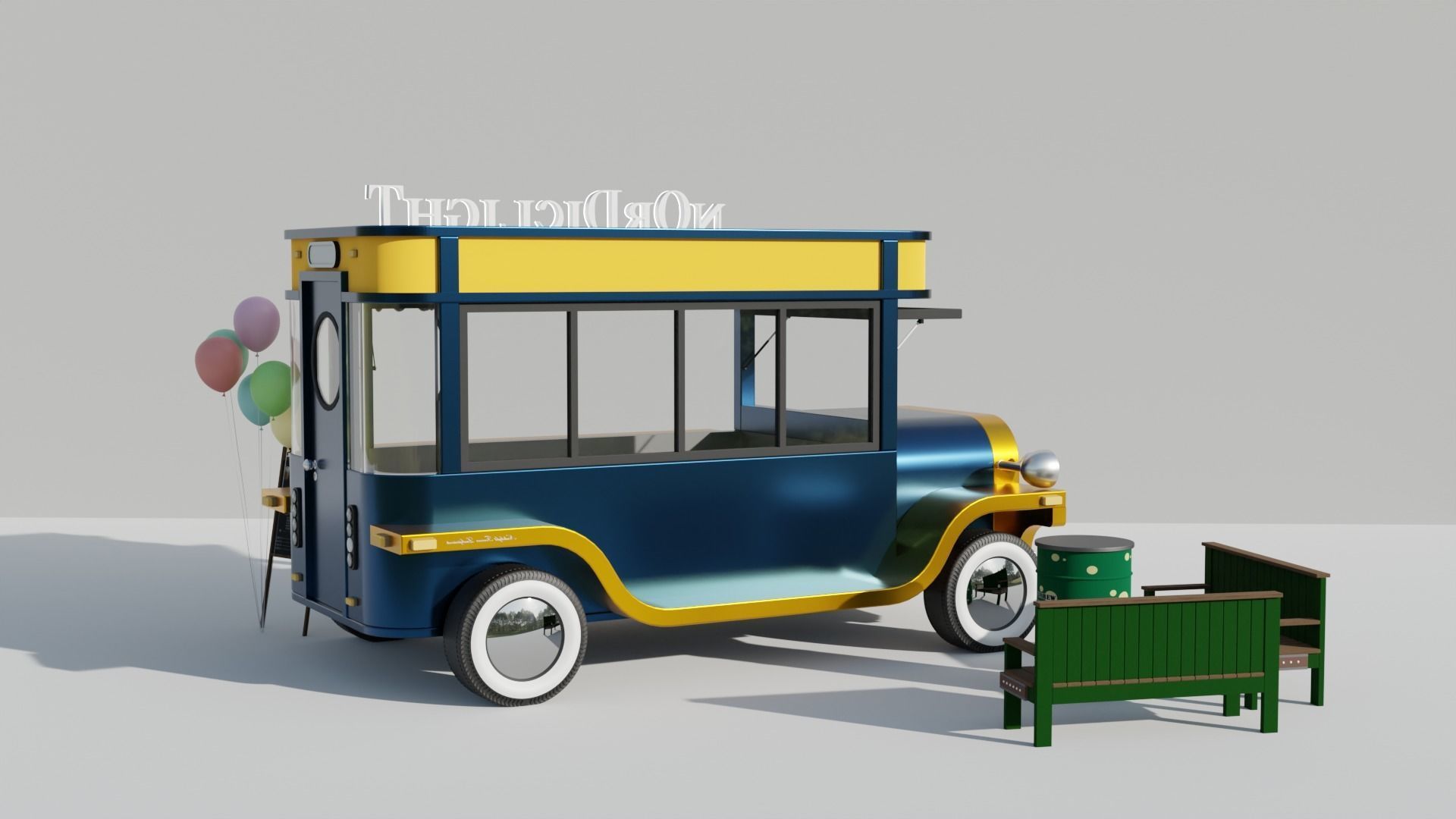 Food Truck 3D model_12