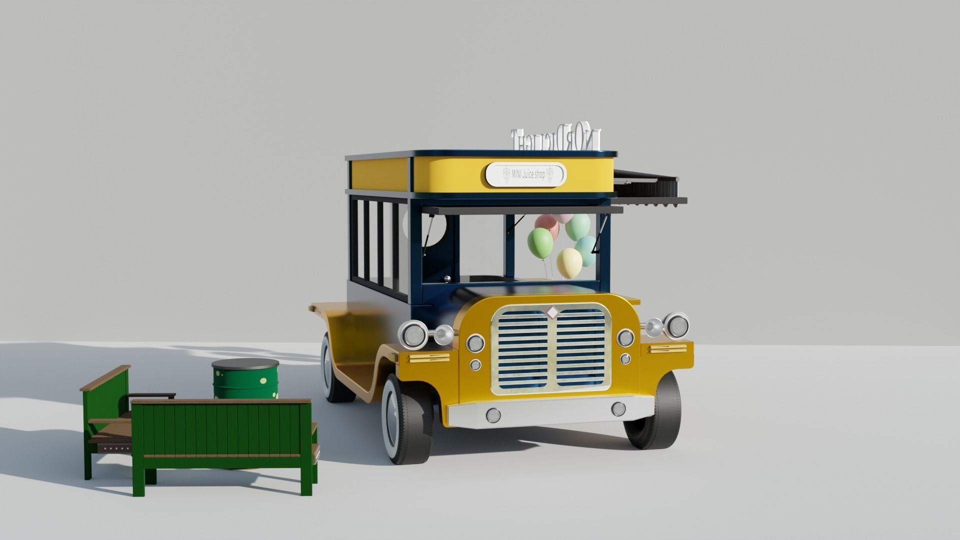 Food Truck 3D model_6