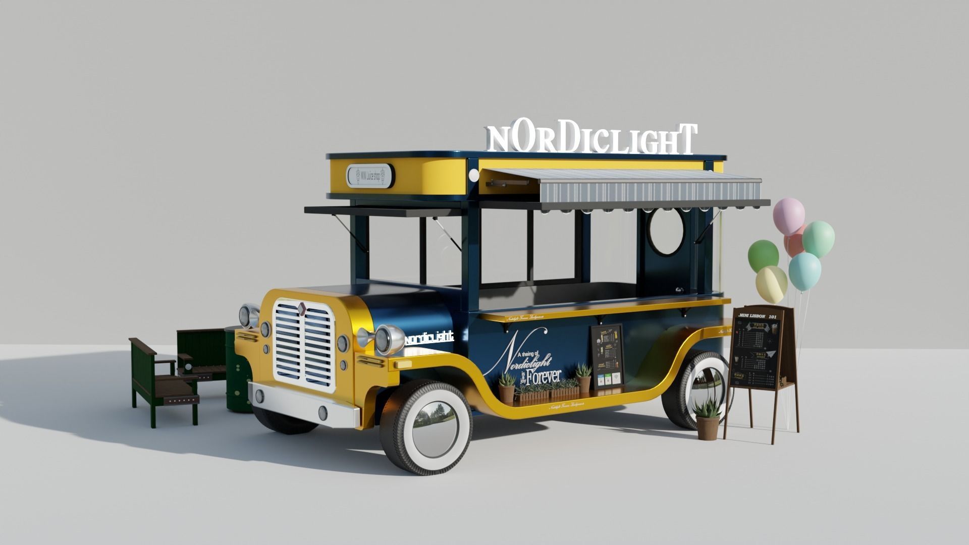 Food Truck 3D model_23