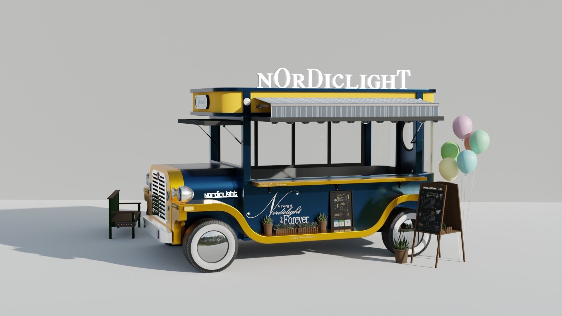 Food Truck 3D model_22