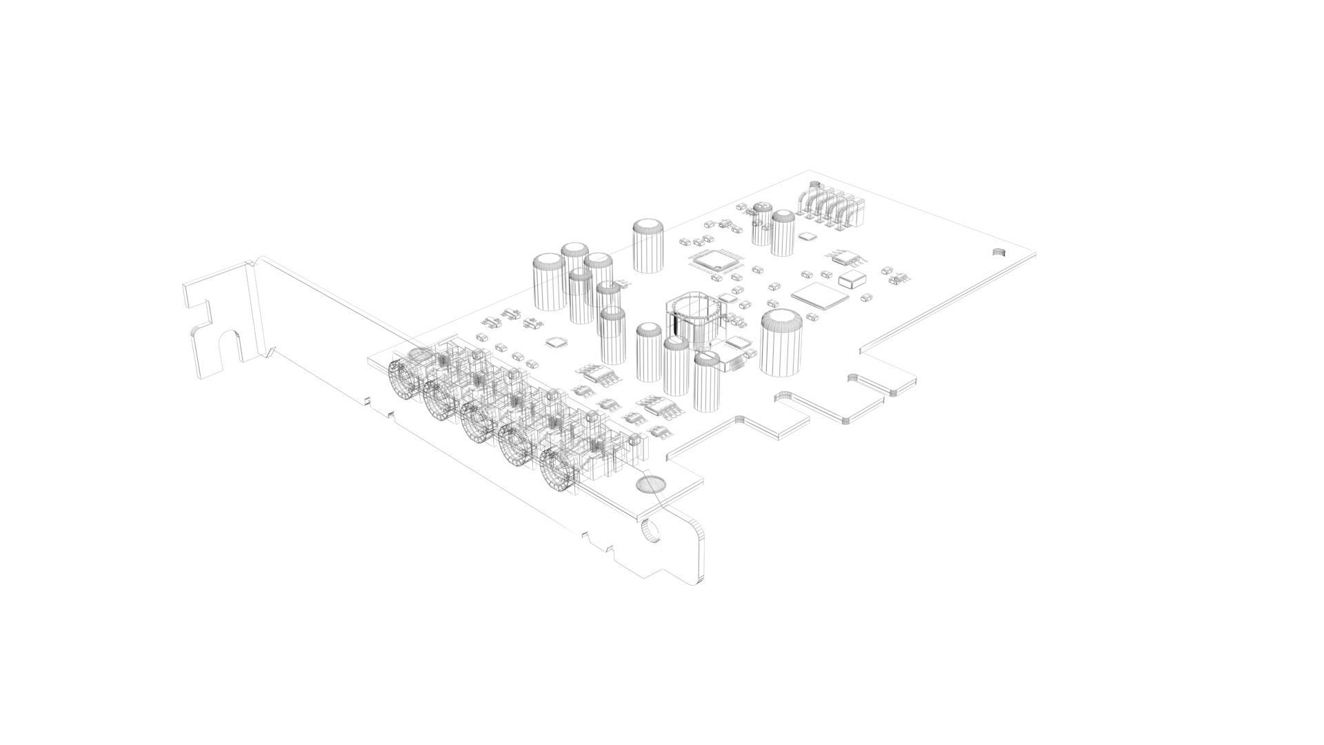 Computer Parts Collection 3D model_17