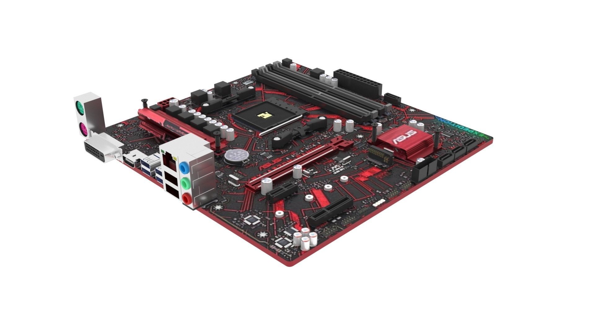 Computer Parts Collection 3D model_20