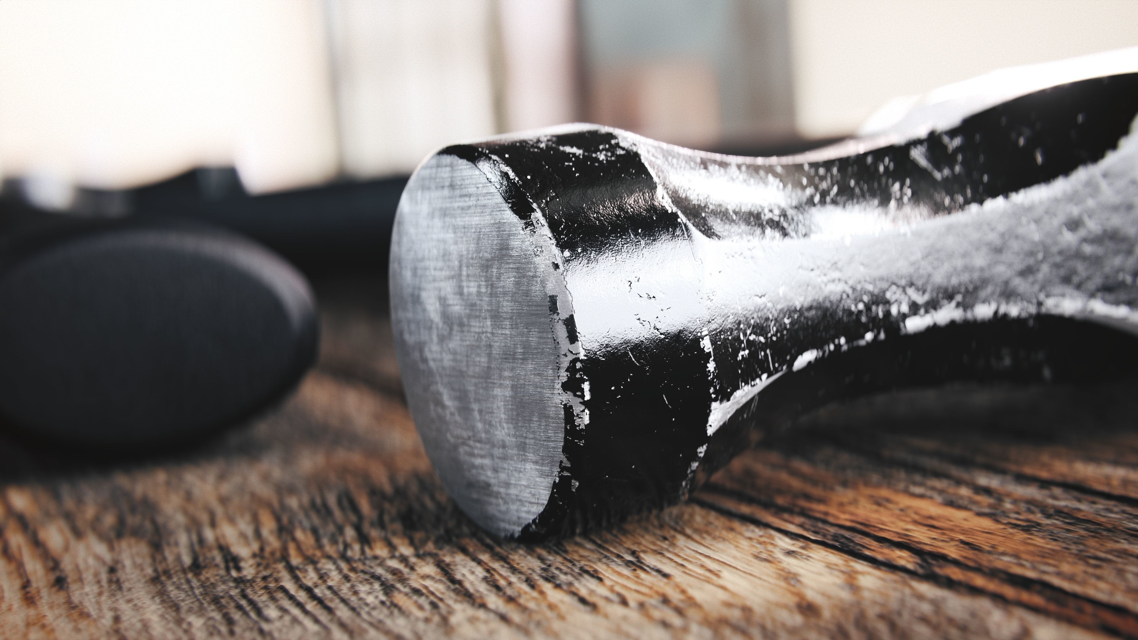 High Quality Worn Hammer 3D model_6