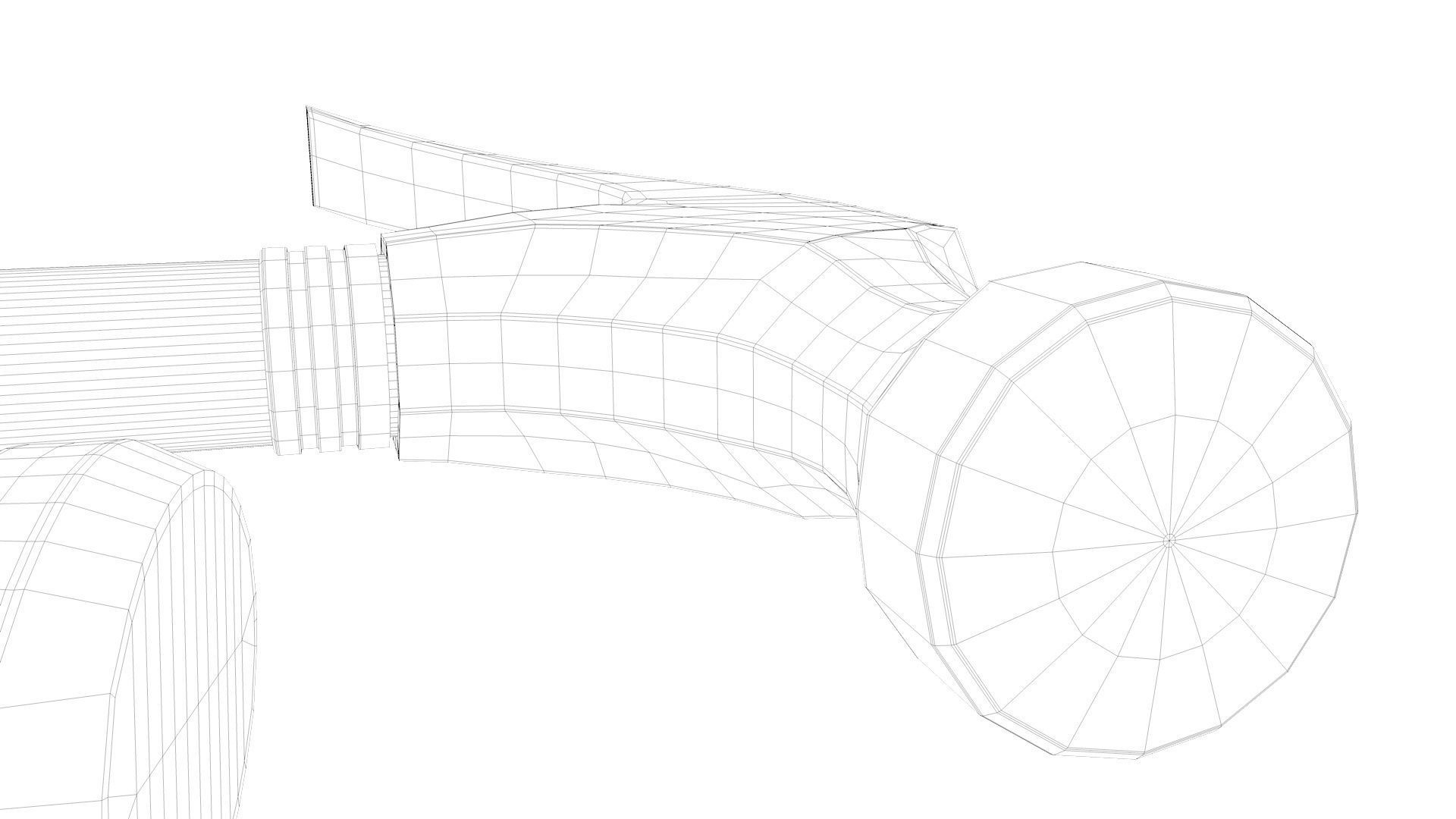 High Quality Worn Hammer 3D model_14