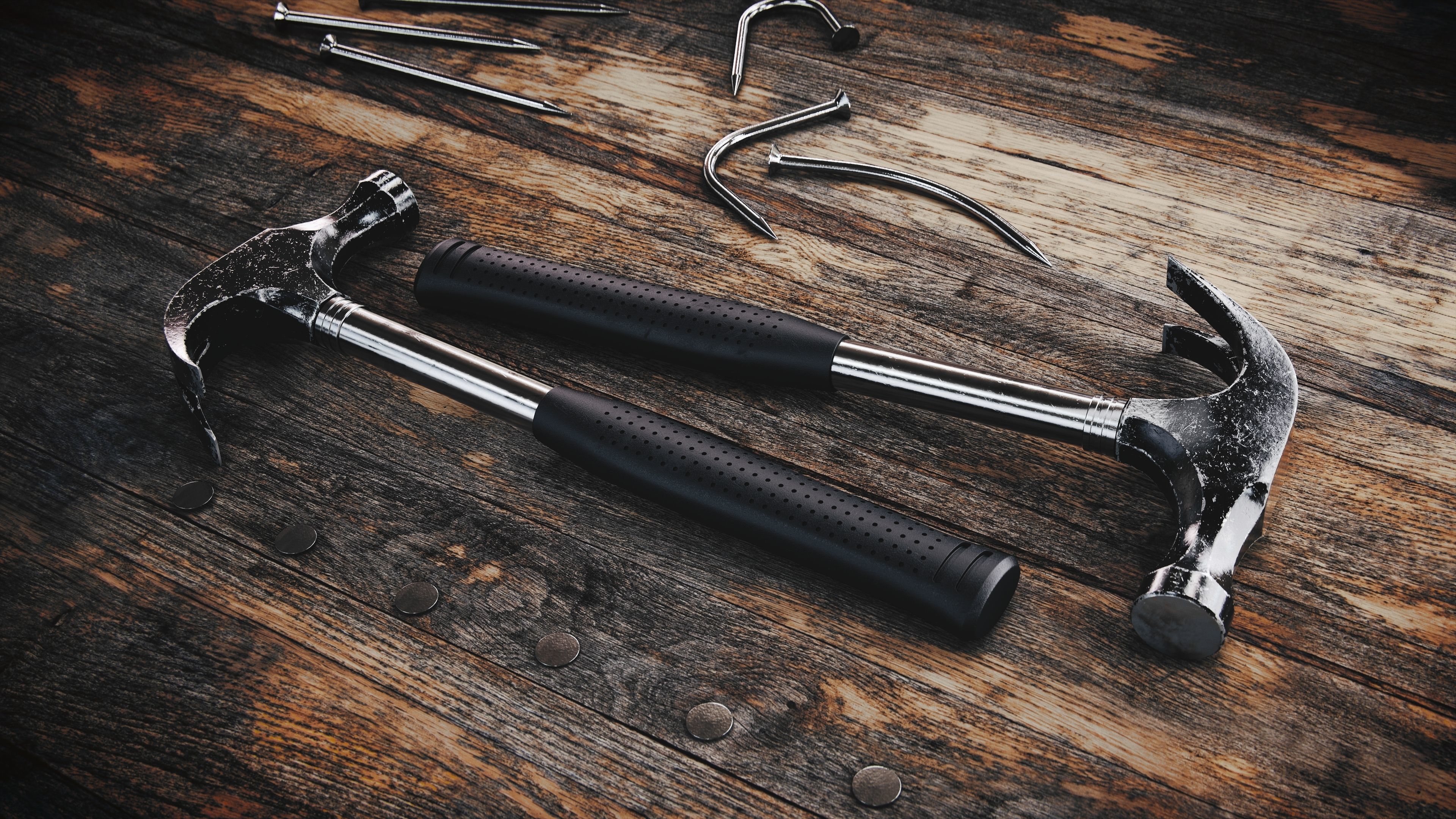 High Quality Worn Hammer 3D model_2