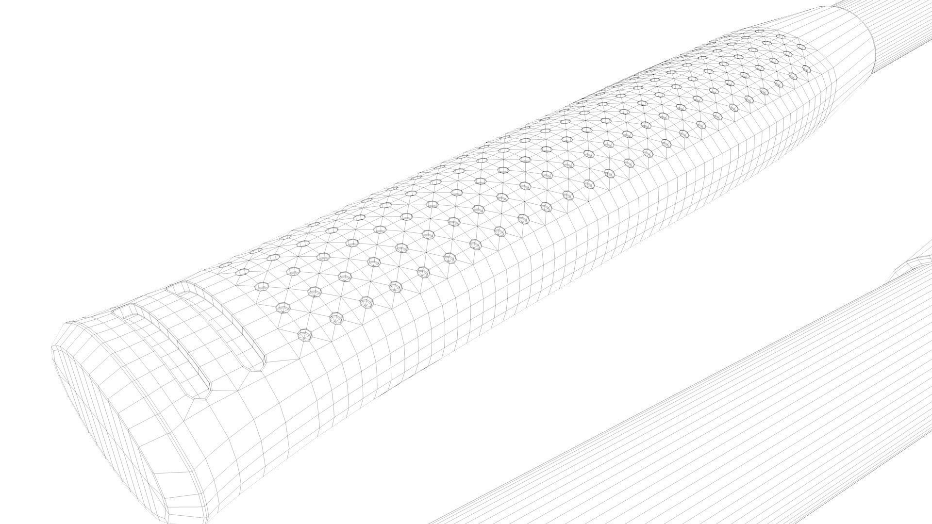 High Quality Worn Hammer 3D model_15