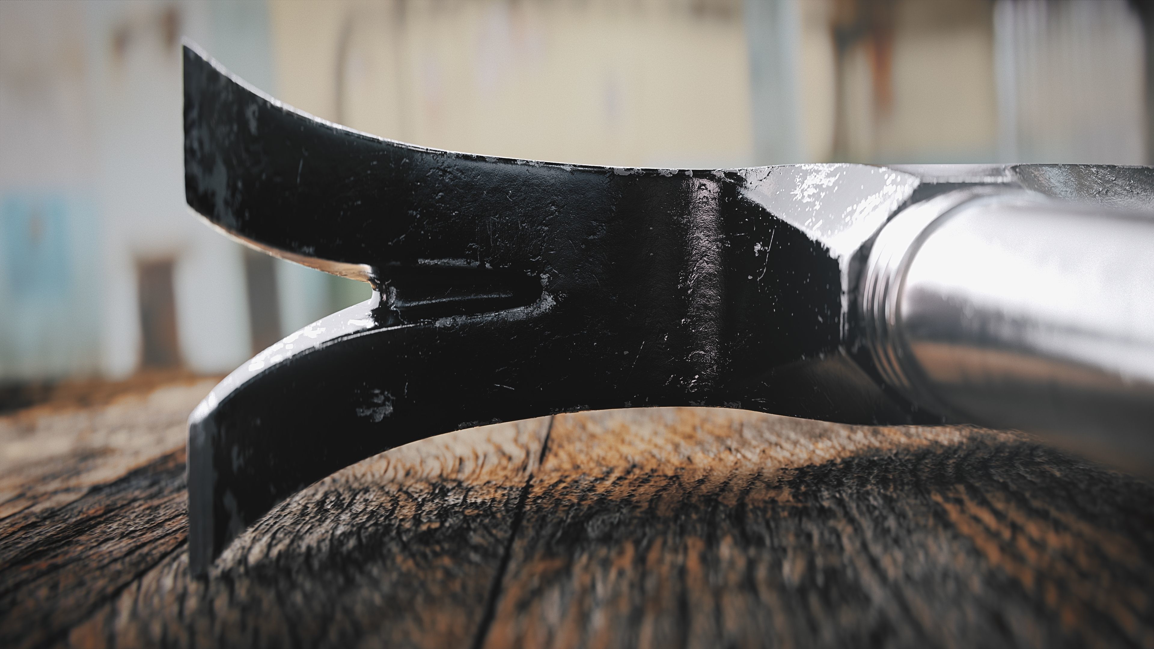 High Quality Worn Hammer 3D model_9