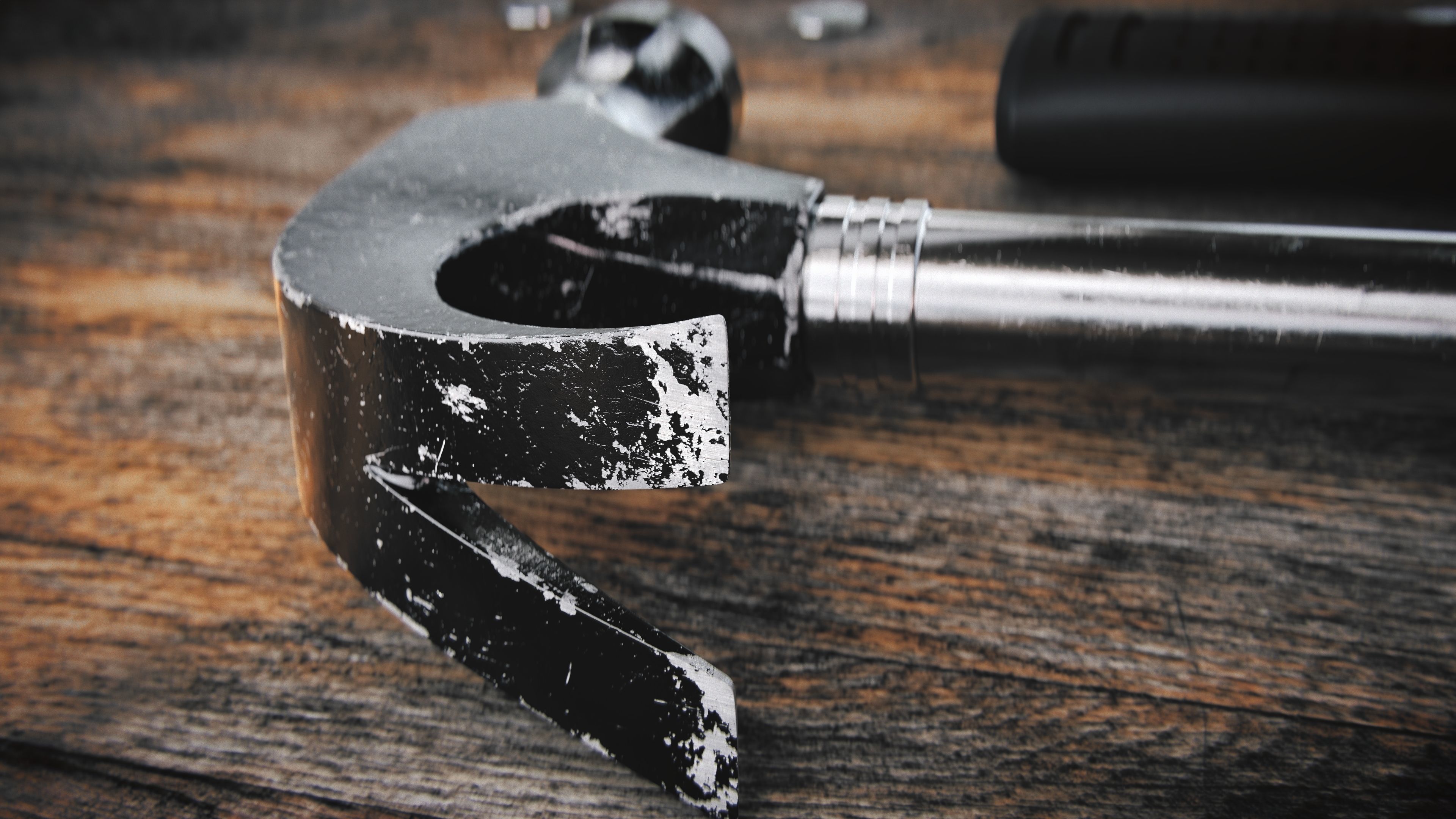 High Quality Worn Hammer 3D model_10