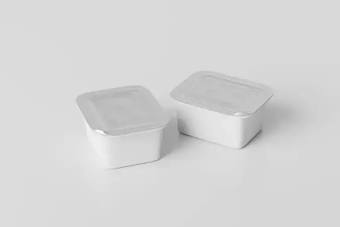 Butter packagin tub container