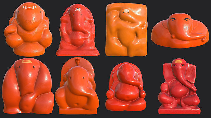 Ashtavinayaka-Ganesha statue of ganesha 3D model