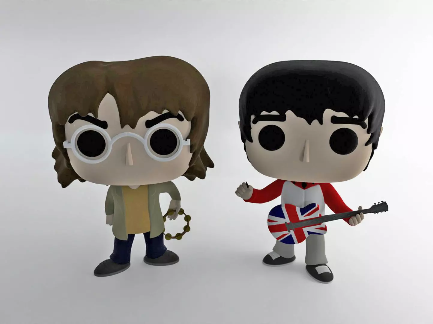 Oasis Brothers Funkopop Fan Art 3D print model_0