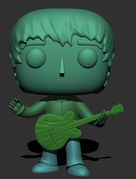 Oasis Brothers Funkopop Fan Art 3D print model_4