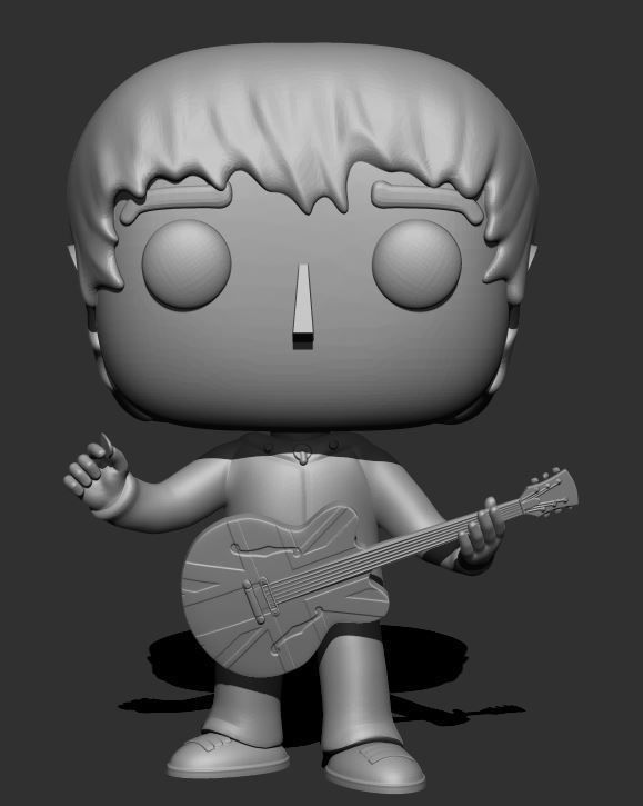 Oasis Brothers Funkopop Fan Art 3D print model_3