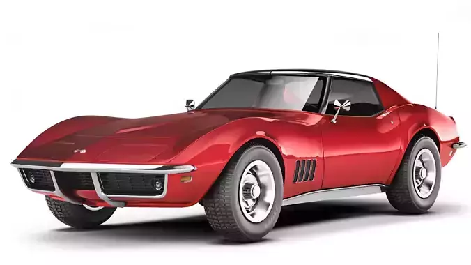 Chevrolet Corvette Stingray C3 1969 3D model