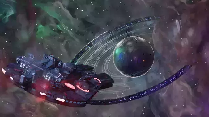 Spaceship Sci-fi Concept