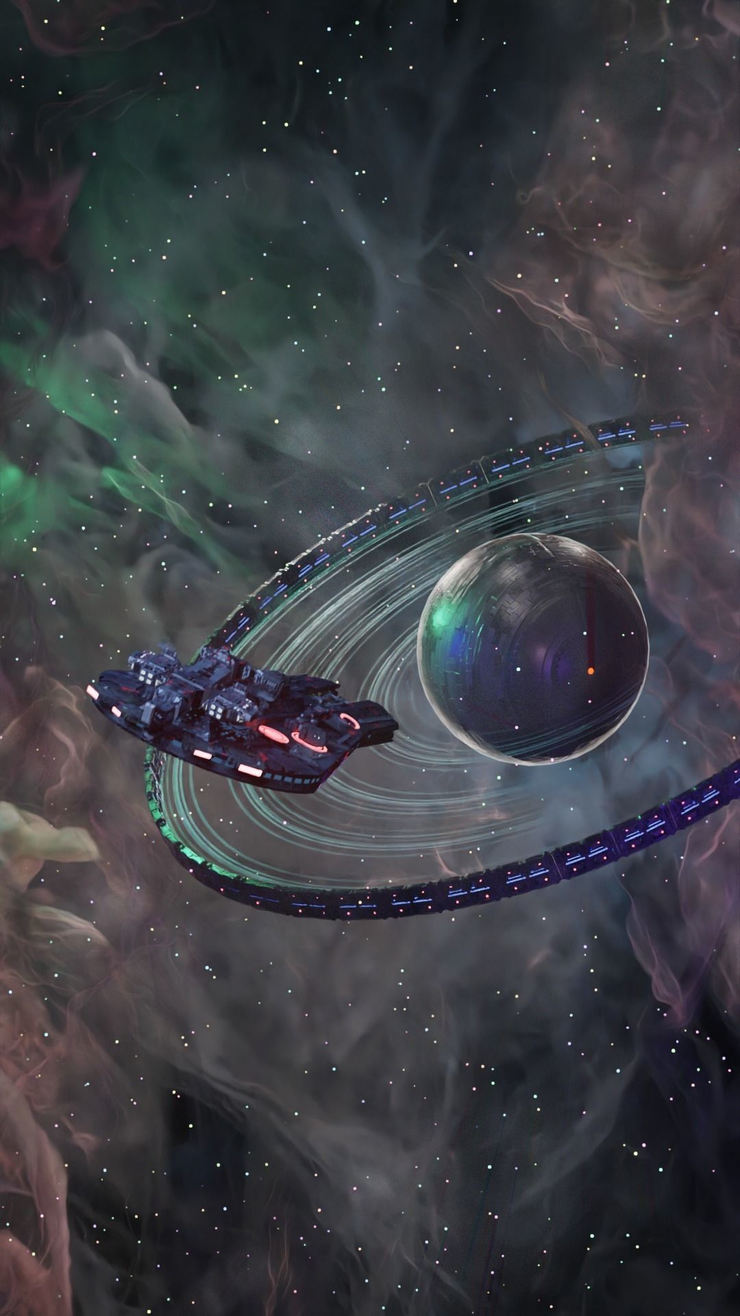 Spaceship Sci-fi Concept 3D model_2