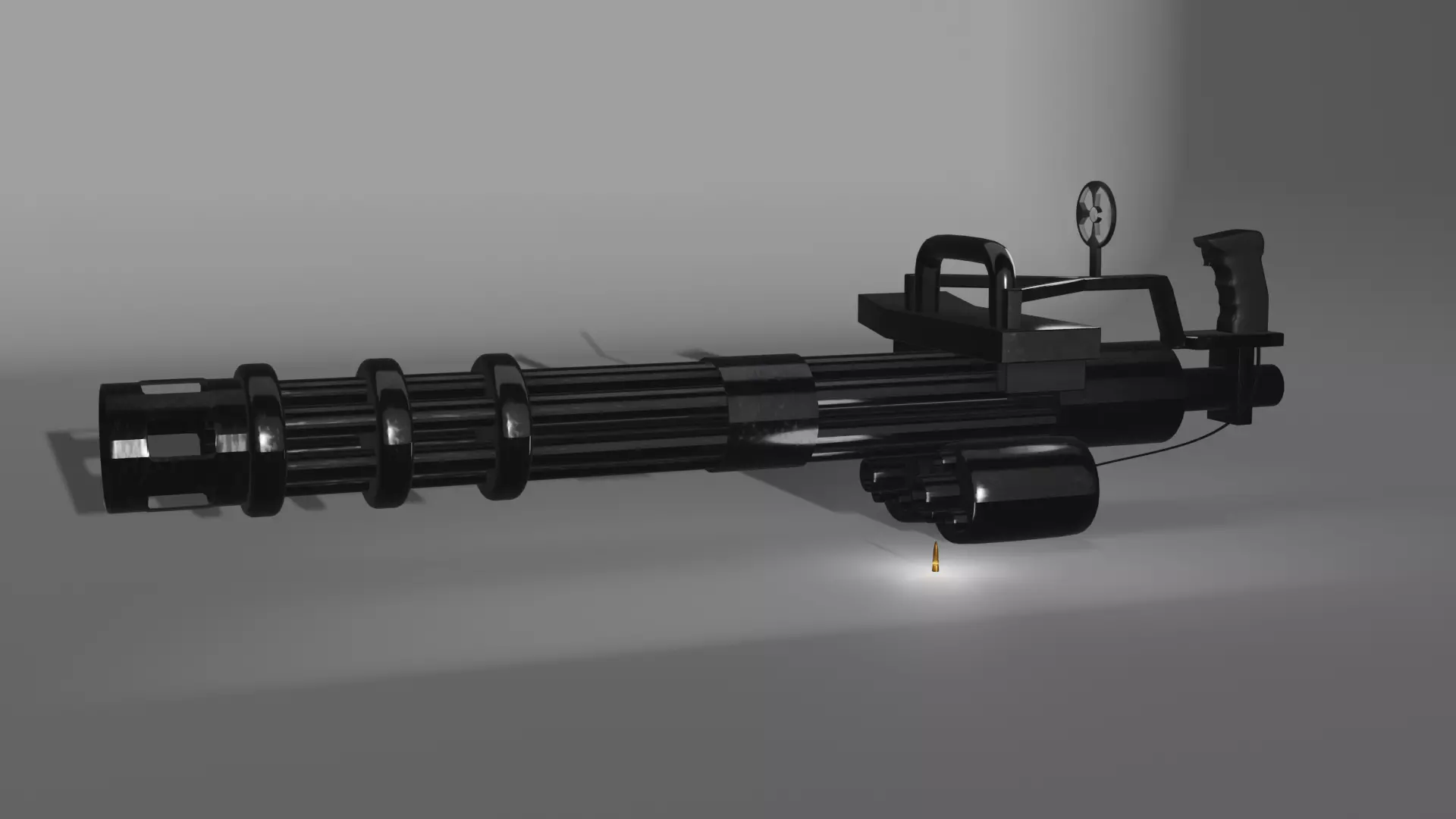 M134 minigun 3D model_0