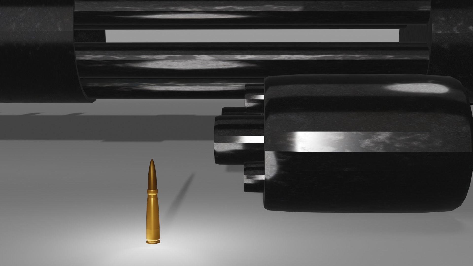 M134 minigun 3D model_4