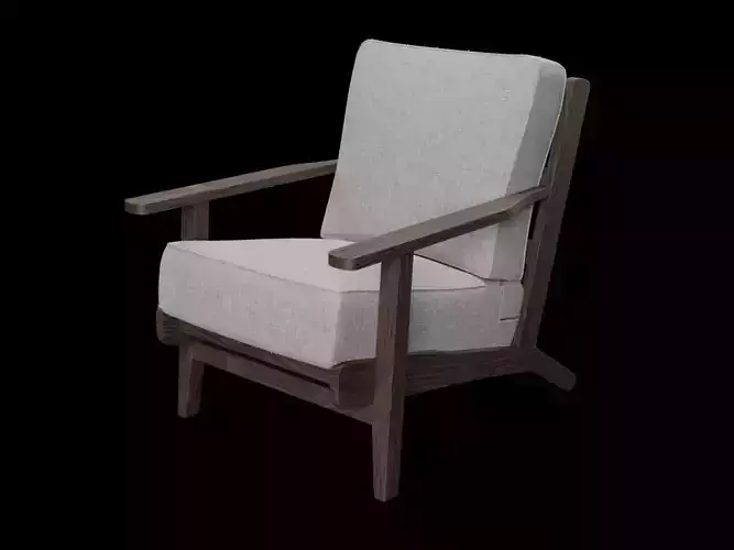 BELLEZE Maximus Accent Chair  3D model
