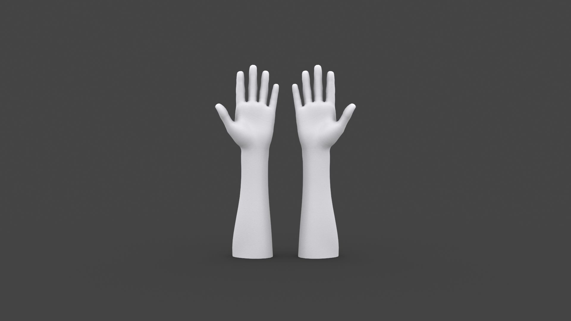 3D model HAND-037 Rigged Hands VR / AR / low-poly | CGTrader