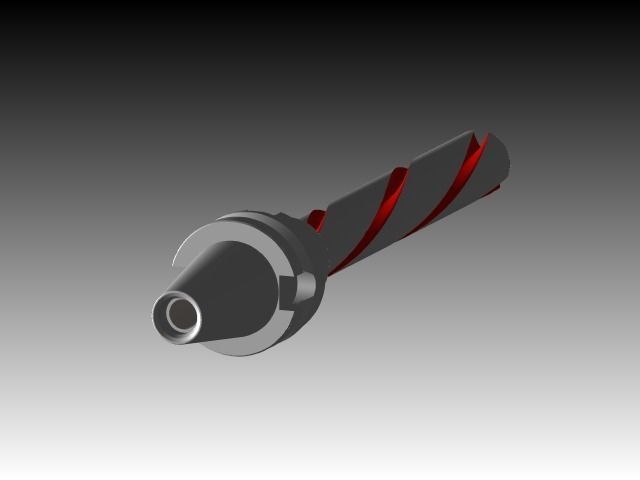 BT 40 Tool Holder With Drill Bit Free 3D model_1