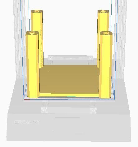 3D Printed Glass Top End Table or Night Stand 3D print model_9