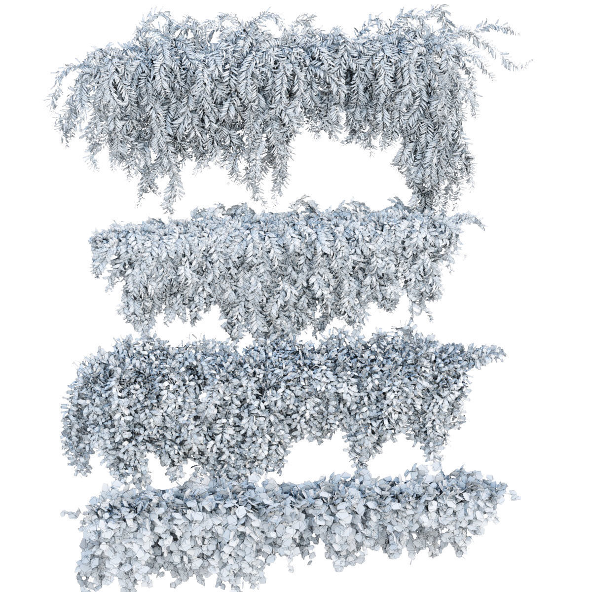 Collection of hanging plants vol 1 3D model_17