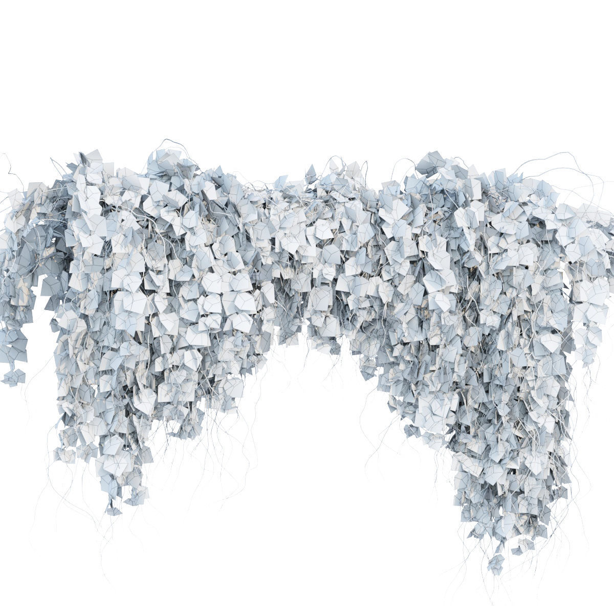 Collection of hanging plants vol 1 3D model_12