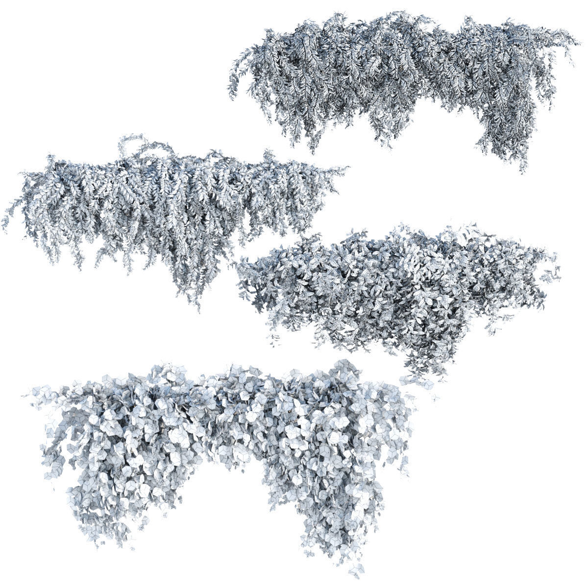 Collection of hanging plants vol 1 3D model_22