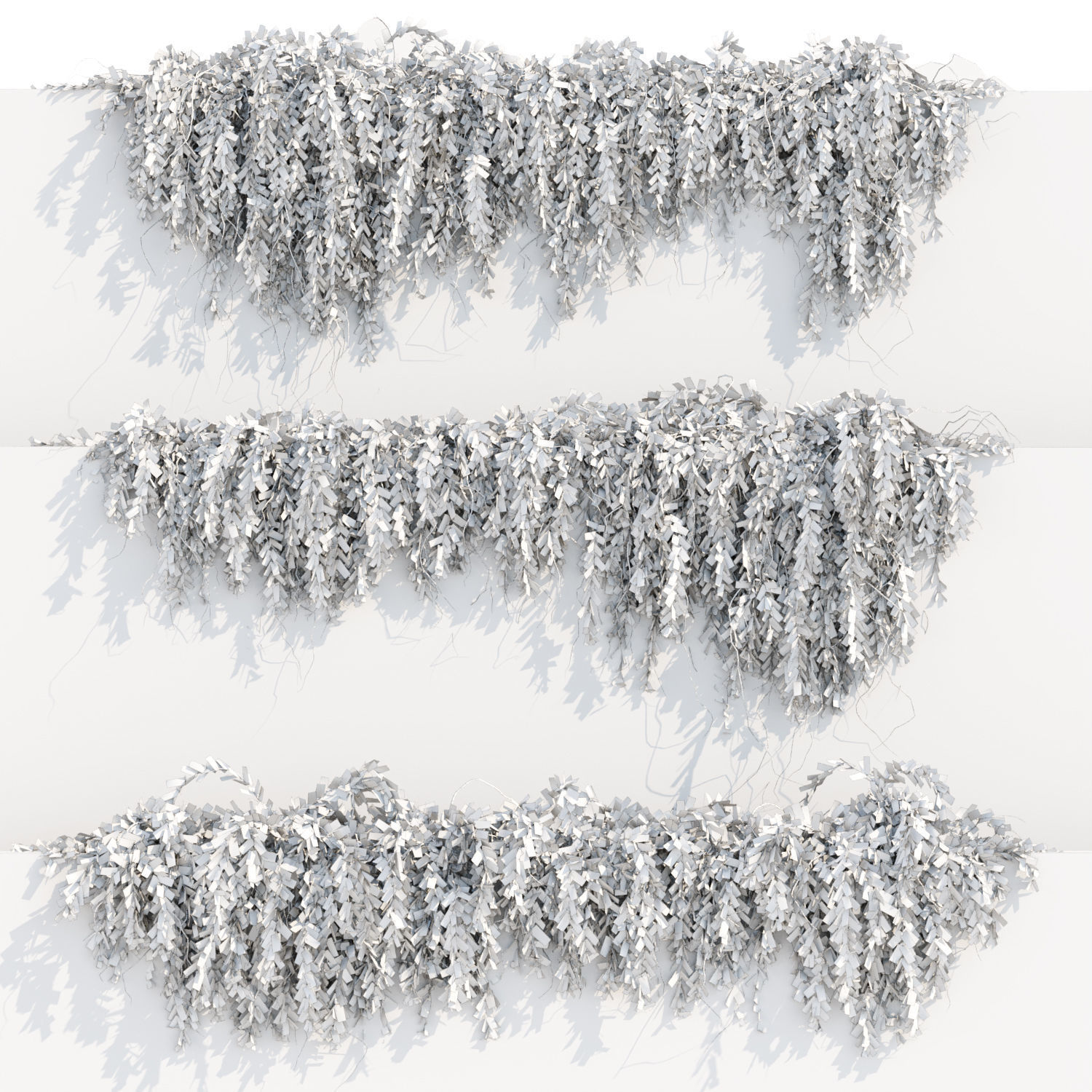 Collection of hanging plants vol 1 3D model_4