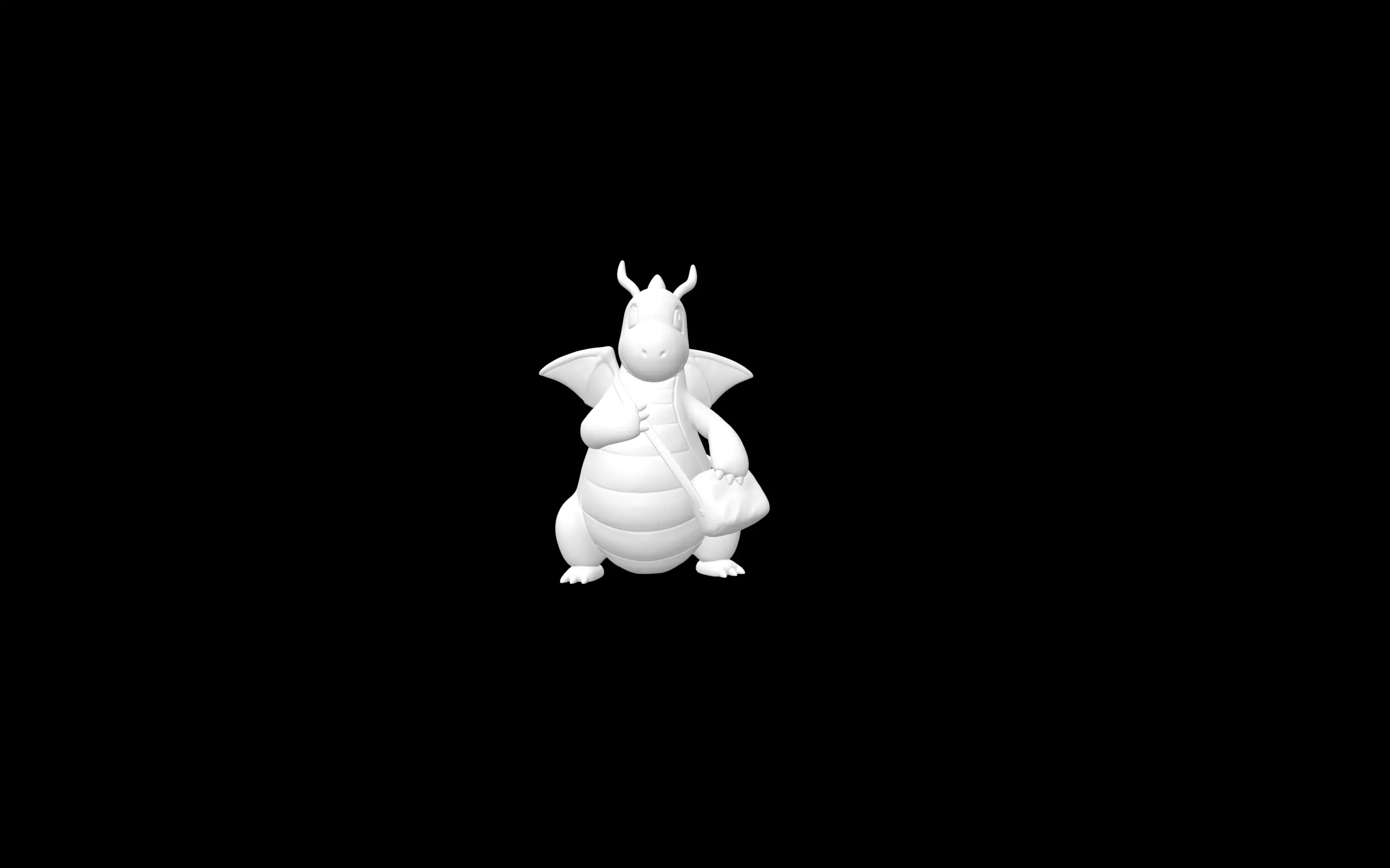 Pokemon Dragonite 3D model_0