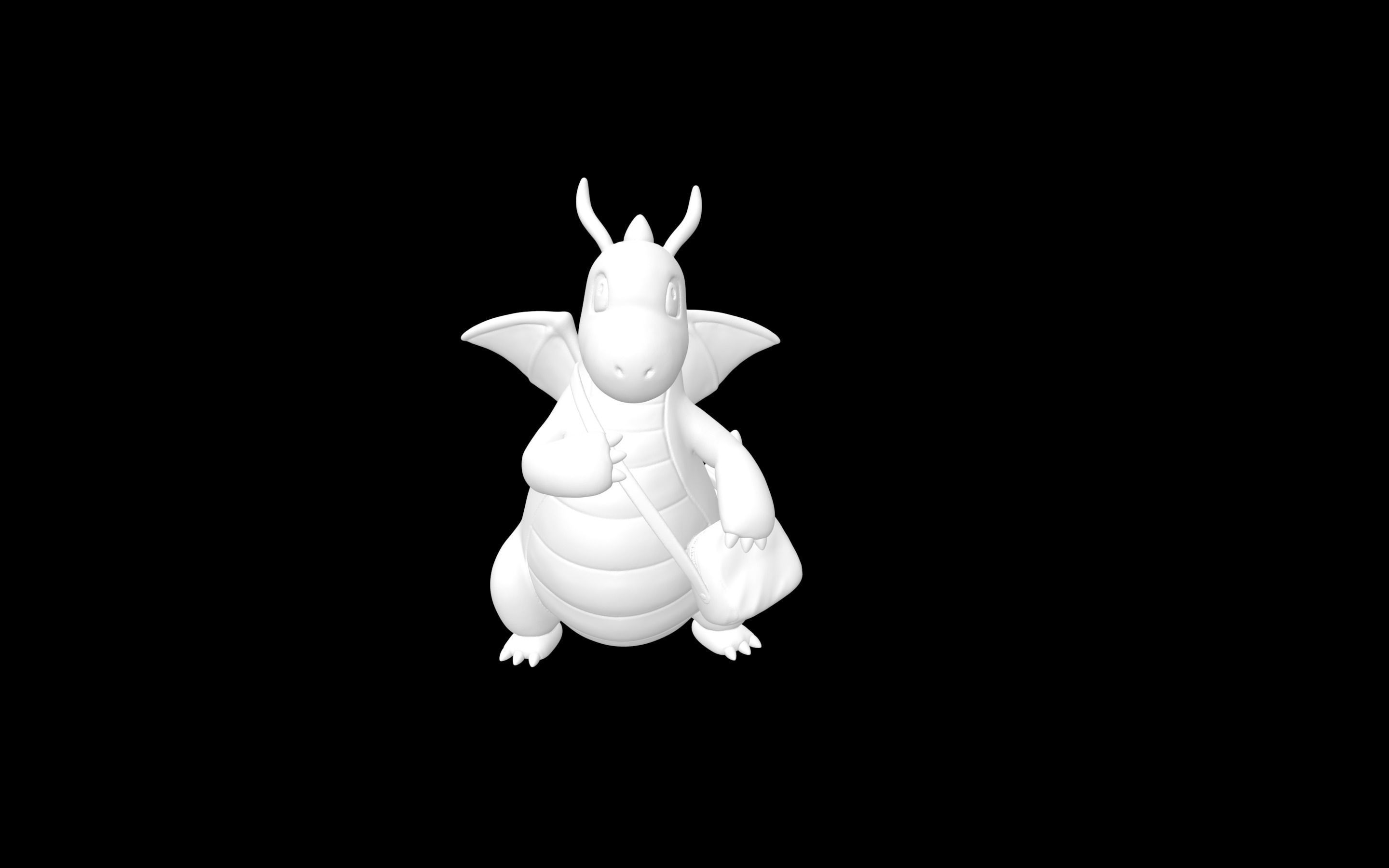 Pokemon Dragonite 3D model_4