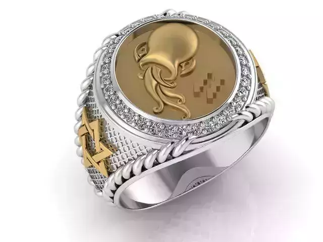 Aquarius ring zodiac