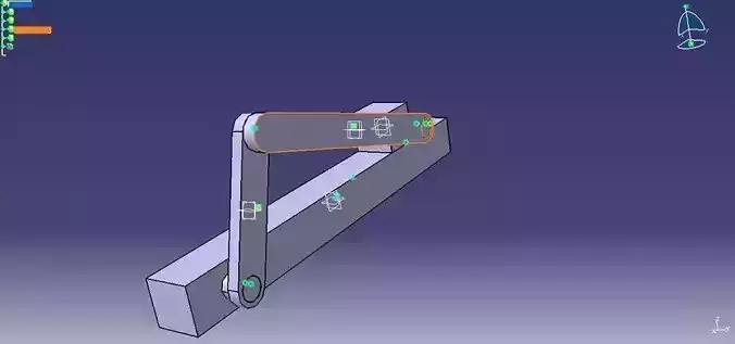 Slider Crank Mechanism Using CATIA V5