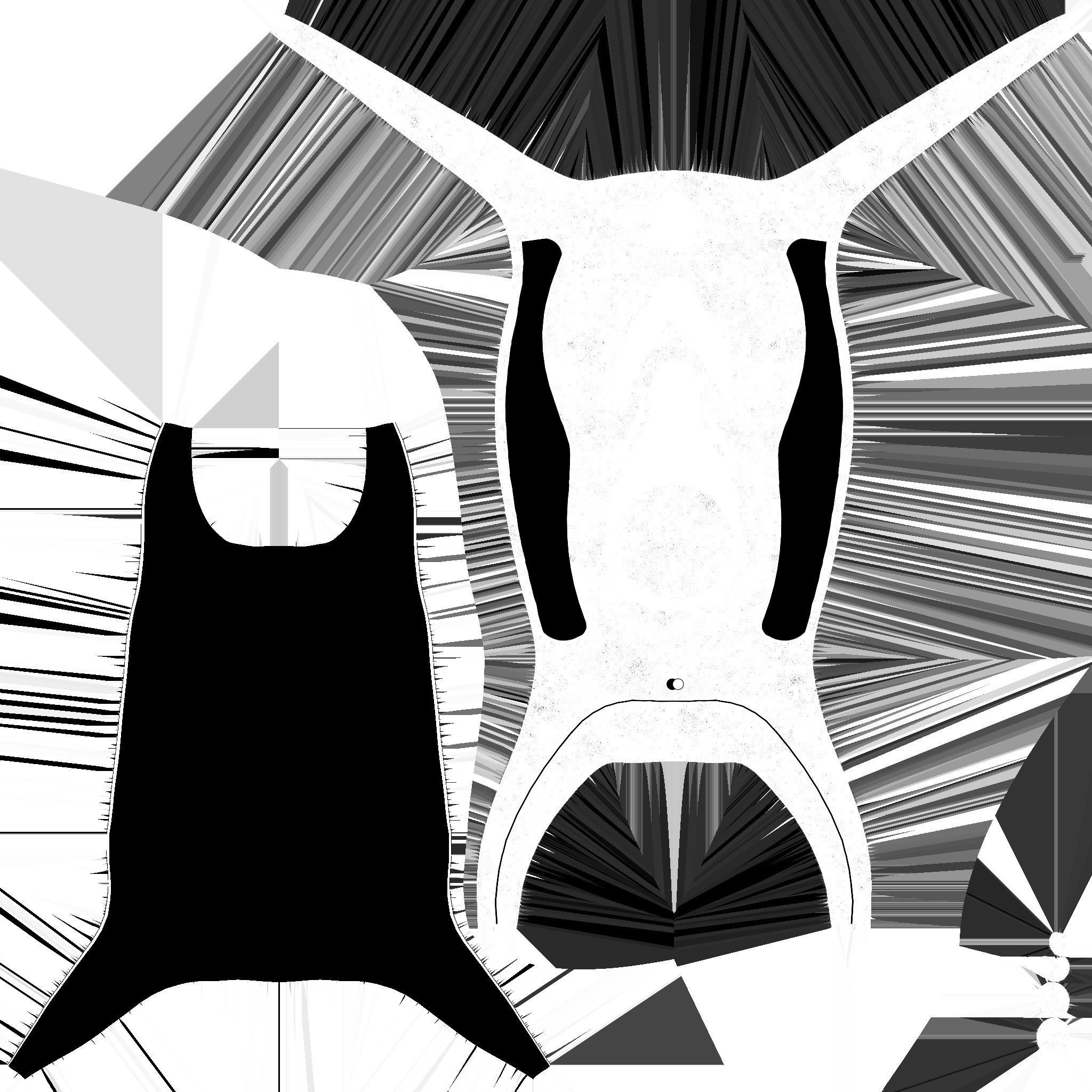 SciFi Backpack G01 Dark Metal - Fashion Character Design Low-poly 3D model_25